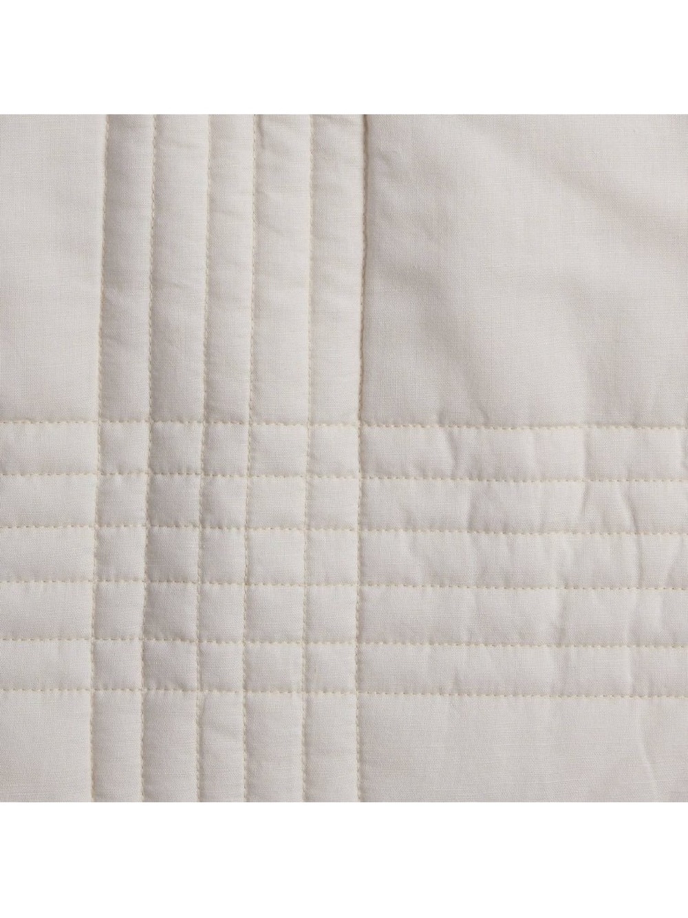 Parachute X Target King Relaxed Linen Quilted Sham Set of 2 •Parchment• - Picture 2 of 6